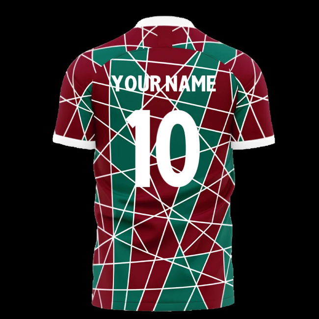 2025-2026 Fluminense Home Concept Shirt Adult Short Sleeve (Your Name)