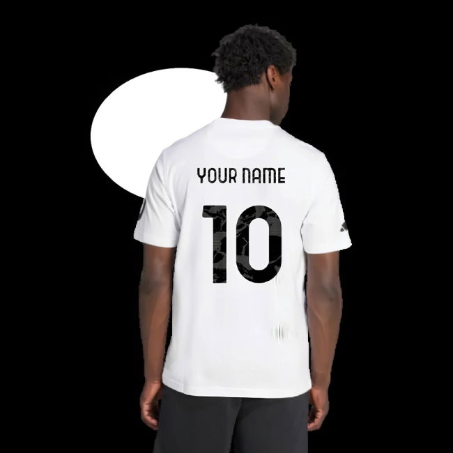 2025-2026 Juventus US Tee (White) (Your Name)