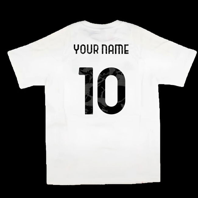 2025-2026 Juventus Training Tee (White) - Kids (Your Name)