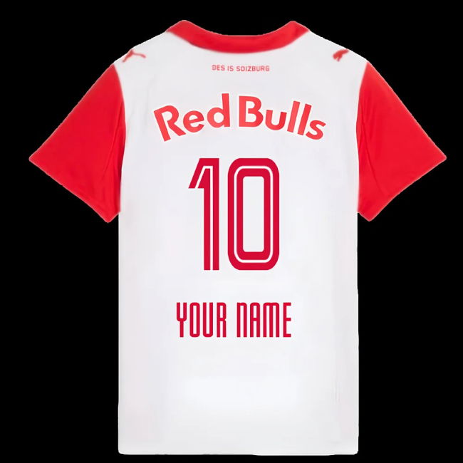2025-2026 Red Bull Salzburg Home Shirt (Kids) (Your Name)
