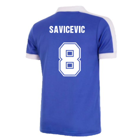 Yugoslavia 1980 Retro Football Shirt (Savicevic 8)