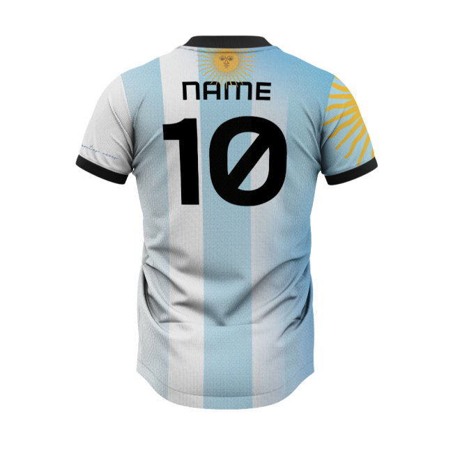 Argentina La Albiceleste Home Supporter Jersey Adult Short Sleeve