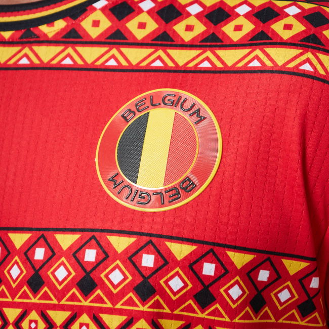 Belgium Legacy Football Jersey Red (Wolvate) Adult Short Sleeve