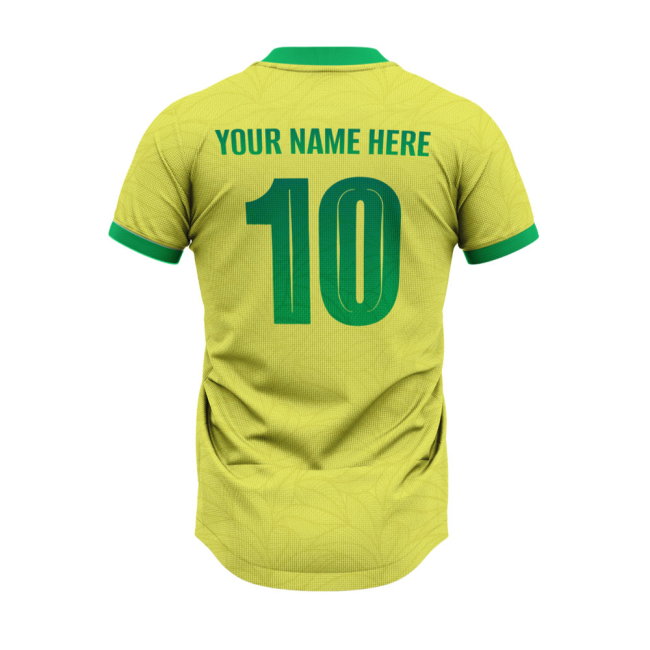 Brazil Selecao Home Supporter Jersey Kids Short Sleeve