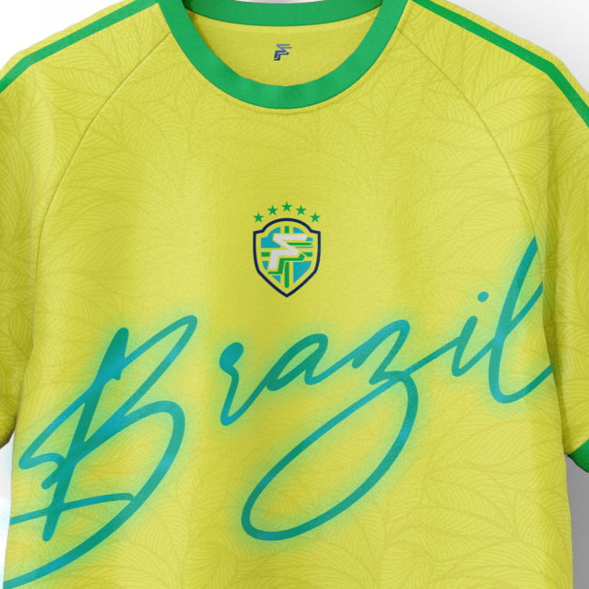 Brazil Selecao Home Supporter Jersey Adult Short Sleeve