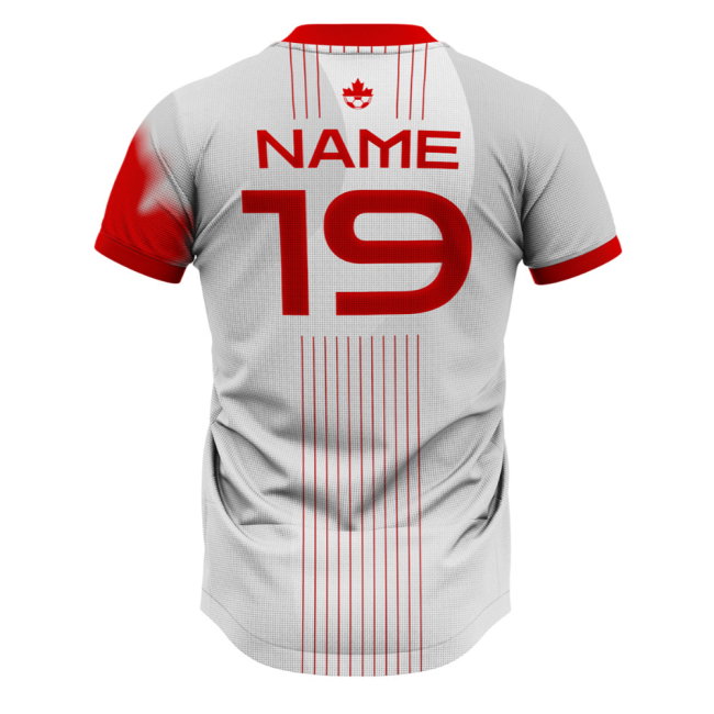 Canada Away Supporter Football Jersey Kids Short Sleeve