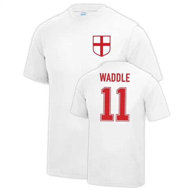 Chris Waddle England Italia 1990 Football T Shirt