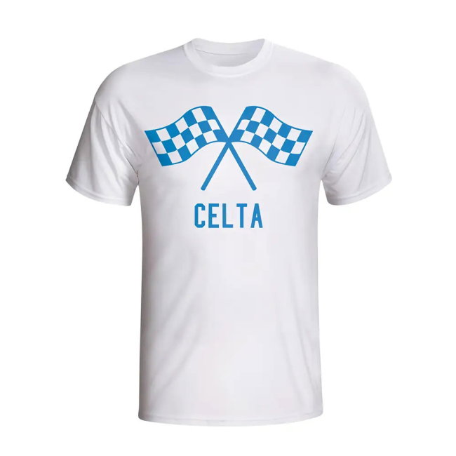 Celta Vigo Waving Flags T-shirt (white) - Kids