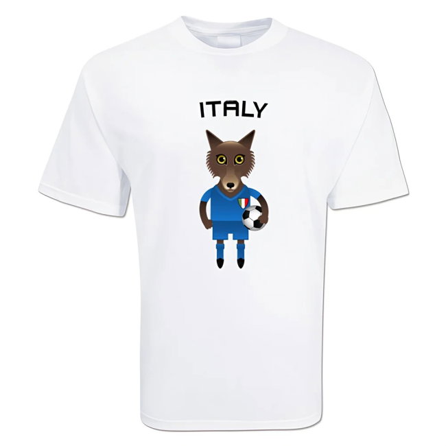 Italy Mascot Soccer T-shirt