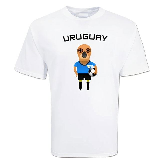 Uruguay Mascot Soccer T-shirt