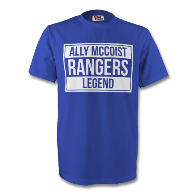 Ally Mccoist Rangers Legend Tee (blue)