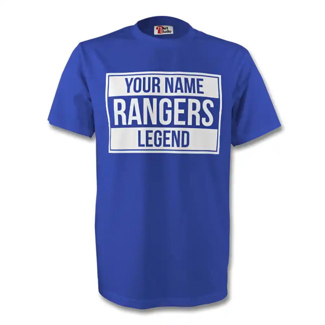 Your Name Rangers Legend Tee (blue)