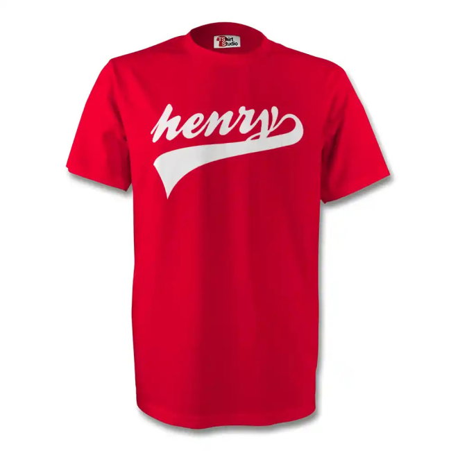 Thierry Henry Arsenal Signature Tee (red) - Kids