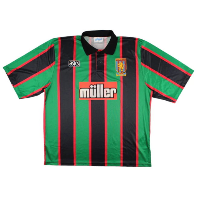 Aston Villa 1993-95 Away Shirt (L) (Good) (Wright 2)