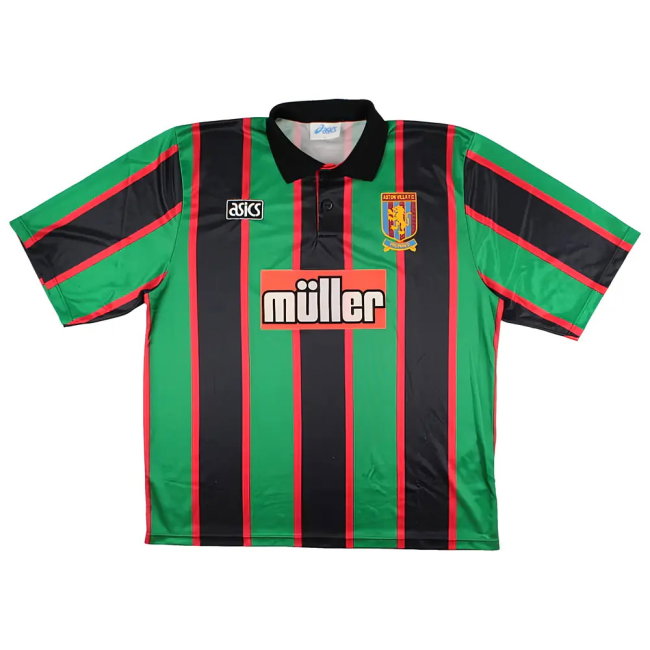 Aston Villa 1993-95 Away Shirt (L) (Good) (Yorke 18)