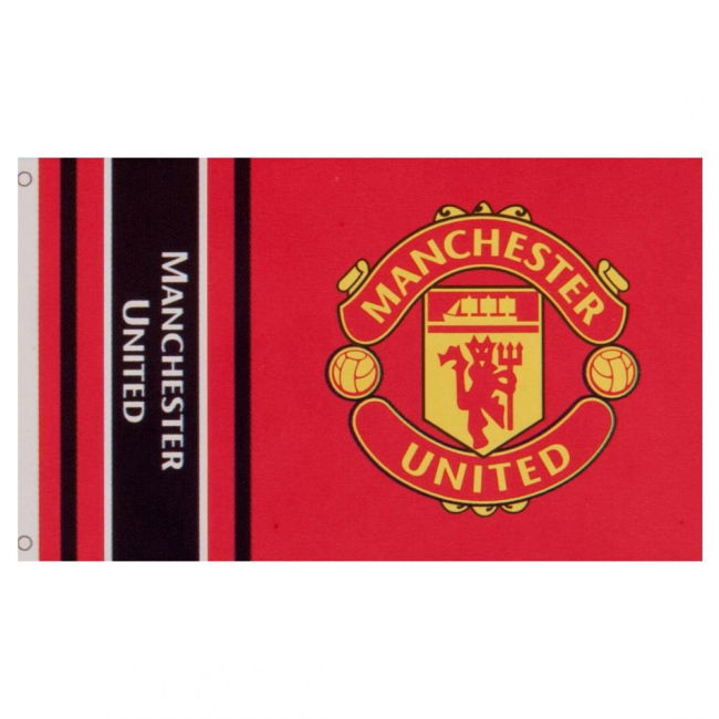 Manchester United FC Wordmark Flag