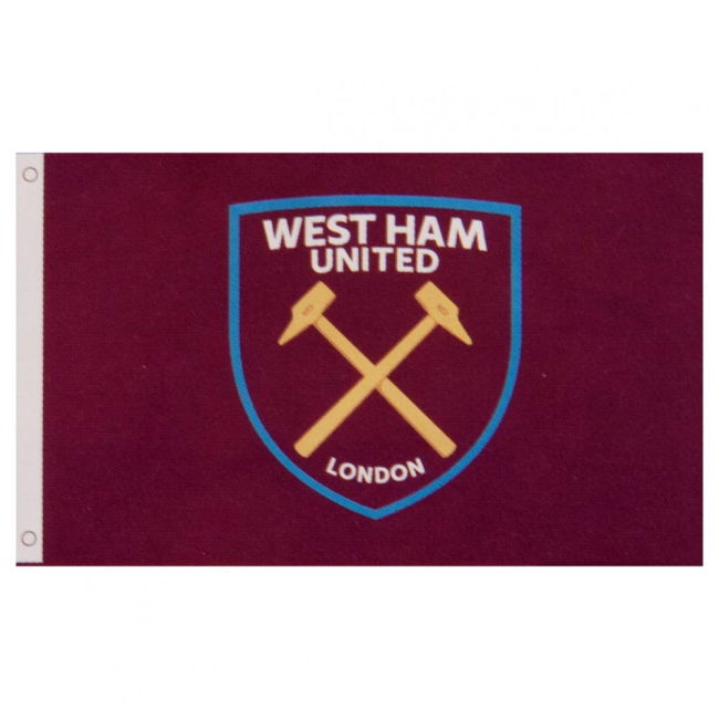 West Ham United FC Core Crest Flag
