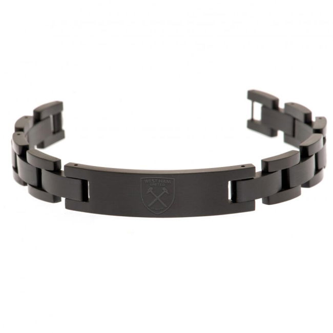 West Ham United FC Black IP Bracelet