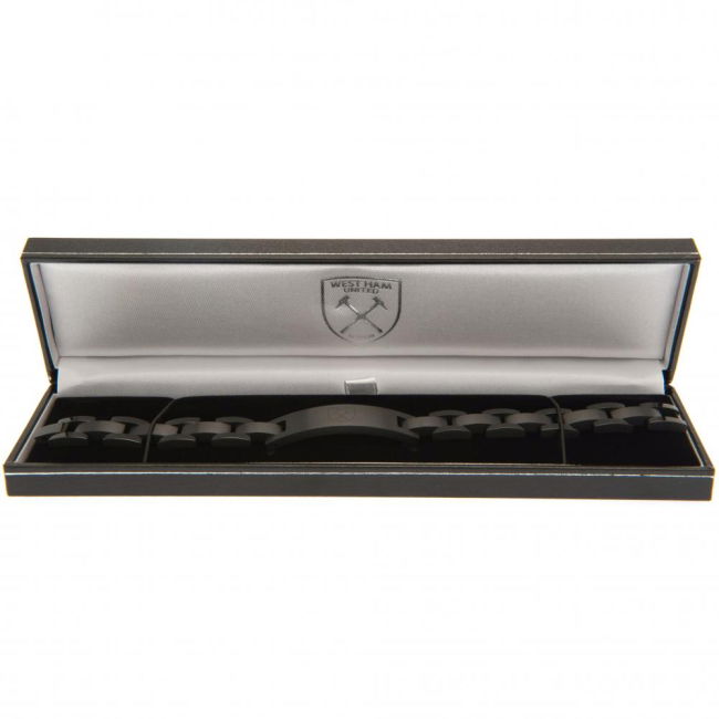 West Ham United FC Black IP Bracelet