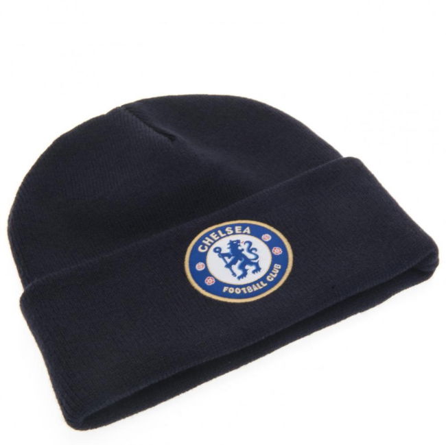 Chelsea FC Navy Cuff Beanie