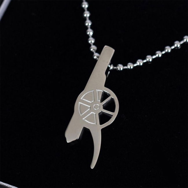 Arsenal FC Stainless Steel Cannon Pendant & Chain