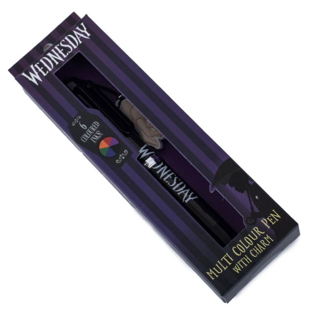 Wednesday Multi Coloured Pen