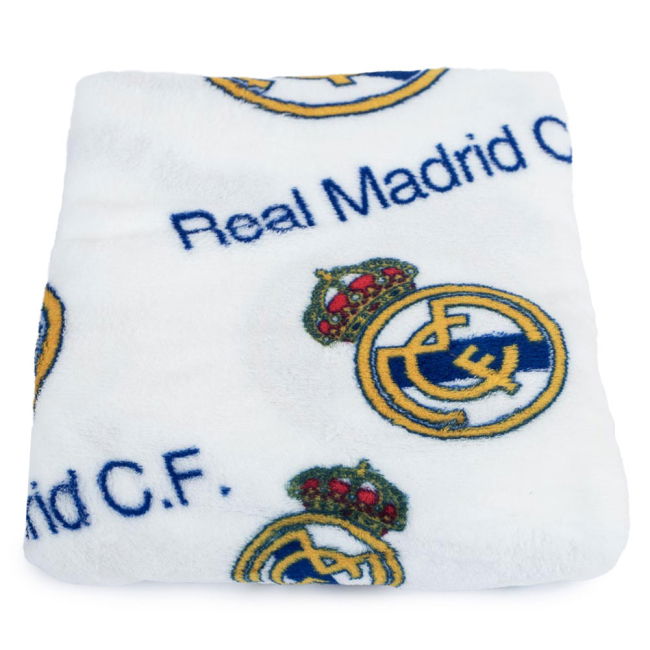 Real Madrid CF Multi Crest Fleece Blanket