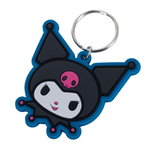 Kuromi Smile PVC Keyring