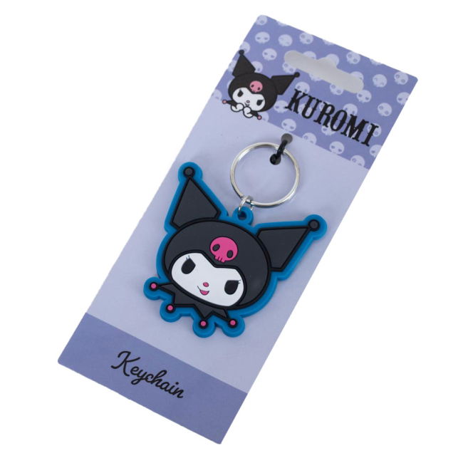 Kuromi Smile PVC Keyring