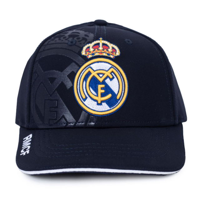 Real Madrid CF Navy Debossed Cap