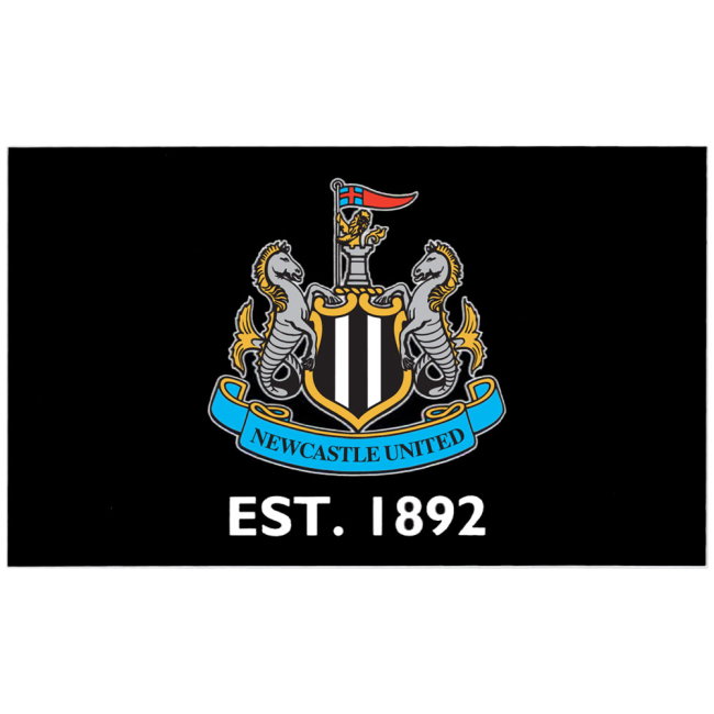Newcastle United FC Established Flag