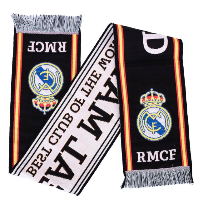 Real Madrid CF Black Scarf