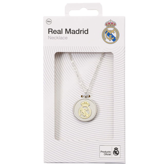 Real Madrid CF Silver Finish Necklace