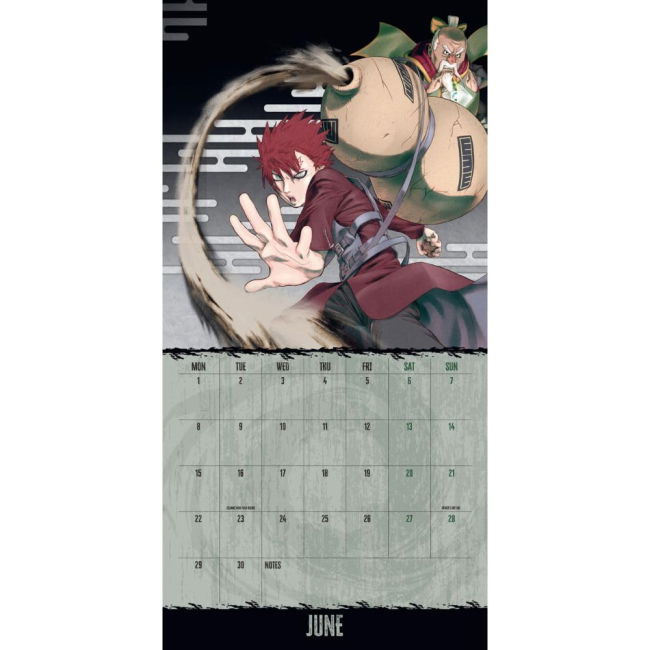 Naruto: Shippuden Square Calendar 2026