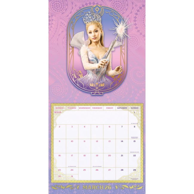 Wicked Square Calendar 2026