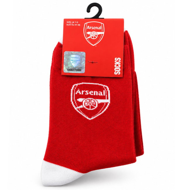 Arsenal FC 3pk Adults Fashion Socks 4-7