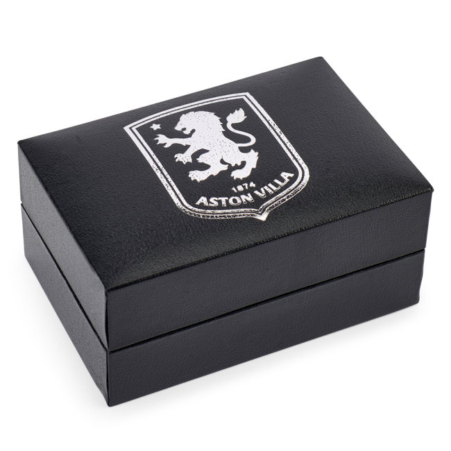Aston Villa FC Silver Plated Formed Cufflinks