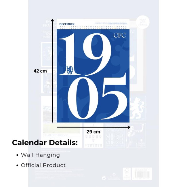 Chelsea FC Deluxe Calendar 2027