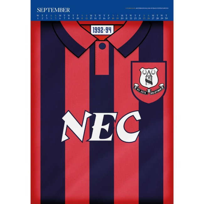 Everton FC Deluxe Calendar 2027