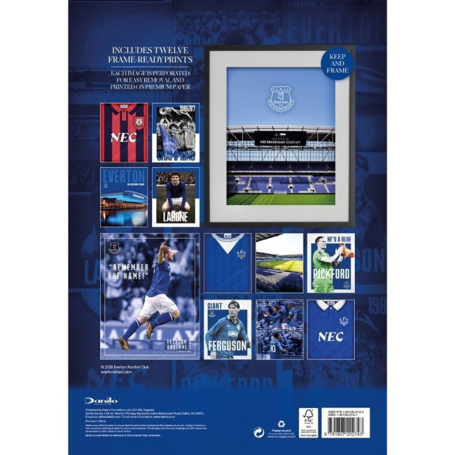 Everton FC Deluxe Calendar 2027