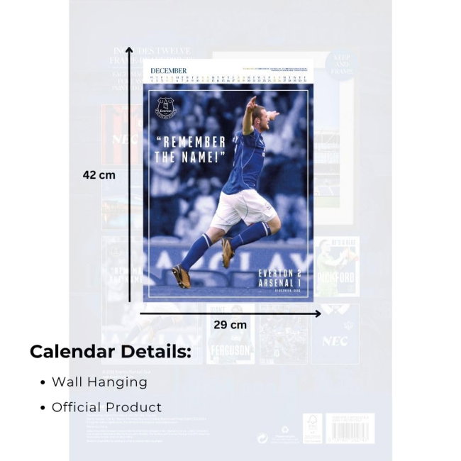 Everton FC Deluxe Calendar 2027
