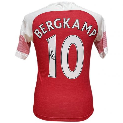 Arsenal FC Bergkamp Signed Shirt
