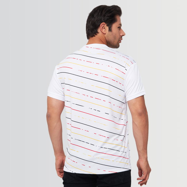 Germany Legacy Football Jersey Striped (Wolvate) kids Kids Short Sleeve