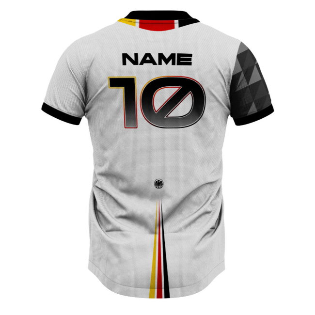 Germany Adler Home Supporter Jersey Adult Short Sleeve