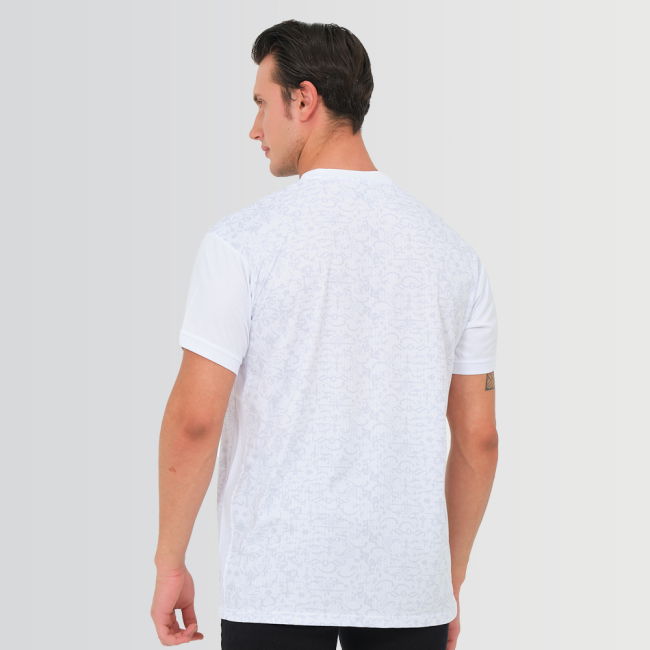 Italy Legacy Football Jersey White (Wolvate) Adult Short Sleeve