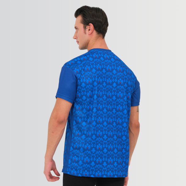 Italy Legacy Football Jersey Blue (Wolvate) Kids Short Sleeve