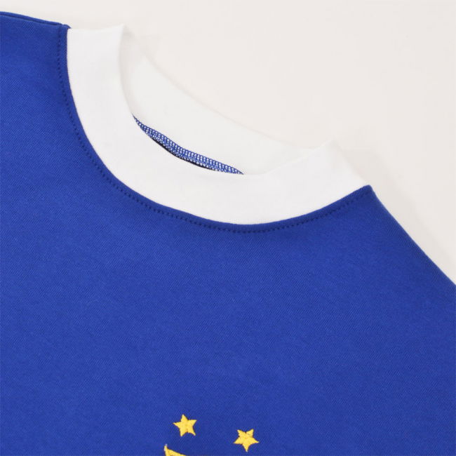 Brazil 1971 3 Star Kids Retro Football Shirt
