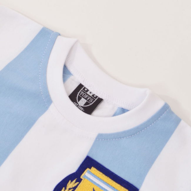 Argentina 1986 World Cup Kids Retro Football Shirt