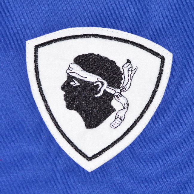 Bastia 1970s Shirt Kids Retro Football Shirt