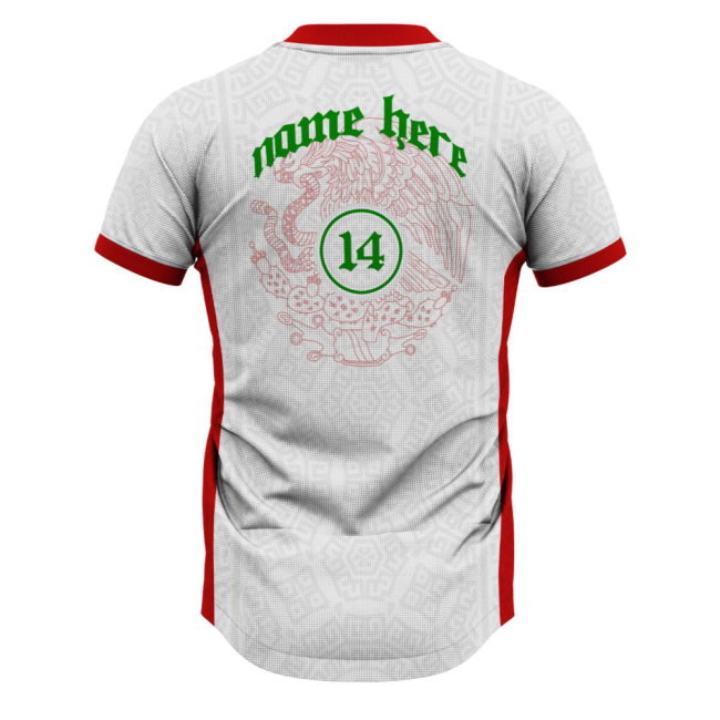 Mexico Aguila Supporter Jersey (White) Adult Short Sleeve